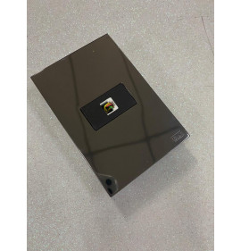 Cj Entrada rj11 4 fios (telefone) 4x2 - Recta Espelhada Fume (modulos home grafite) 